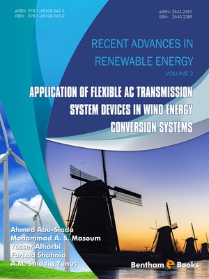 cover image of Recent Advances in Renewable Energy, Volume 2